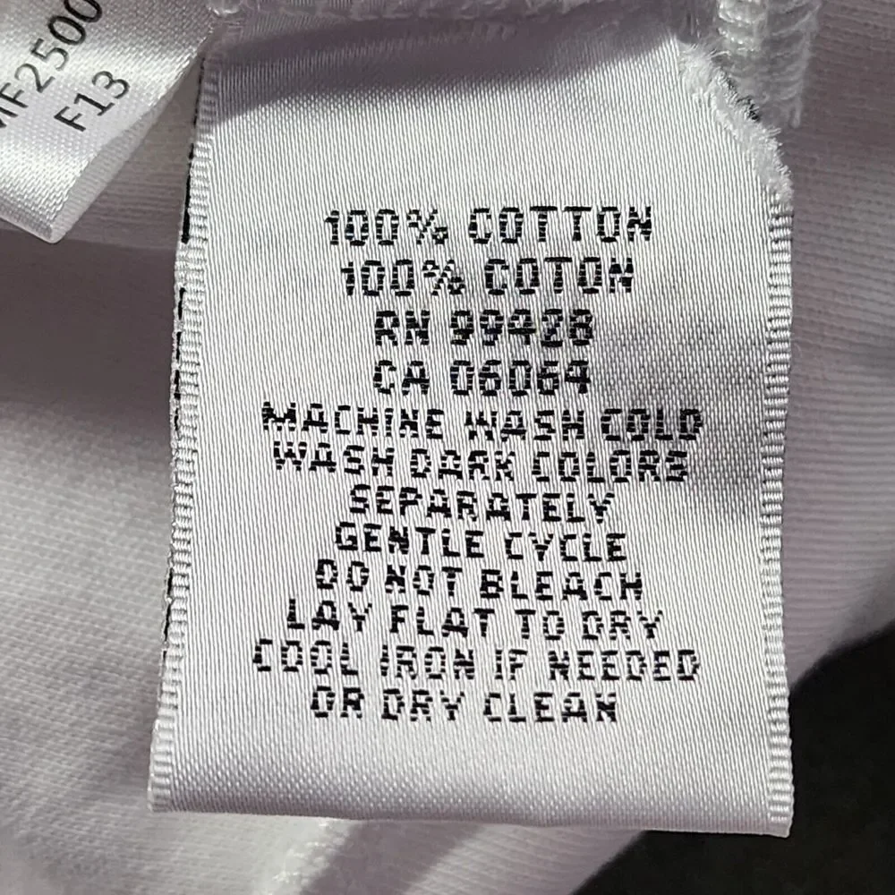 Bugatchi Mens Size XL White‎ Long Sleeve 11/4 Zip Pullover